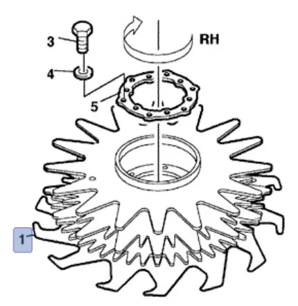 87662673 - Режущий узел жатки