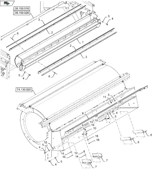 47388769 - уплотнение воздухозаборника